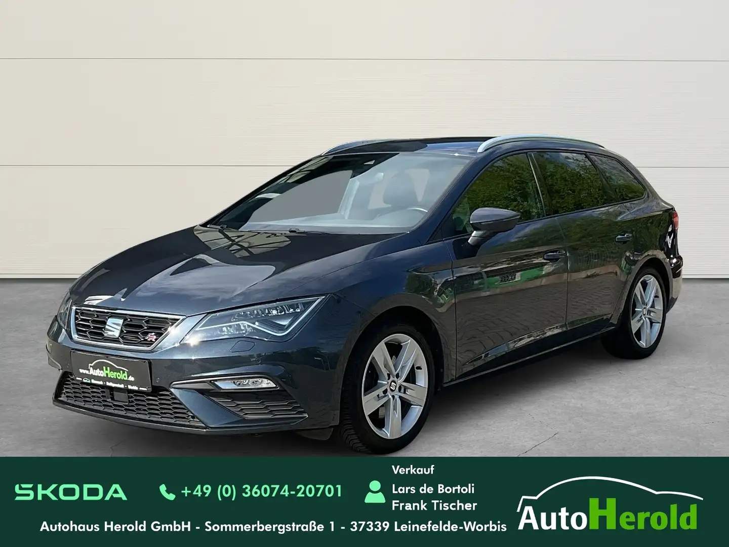 SEAT Leon ST FR 2.0TSI 140kW+DSG+NAVI+BEATS+SMARTLINK Gris - 1