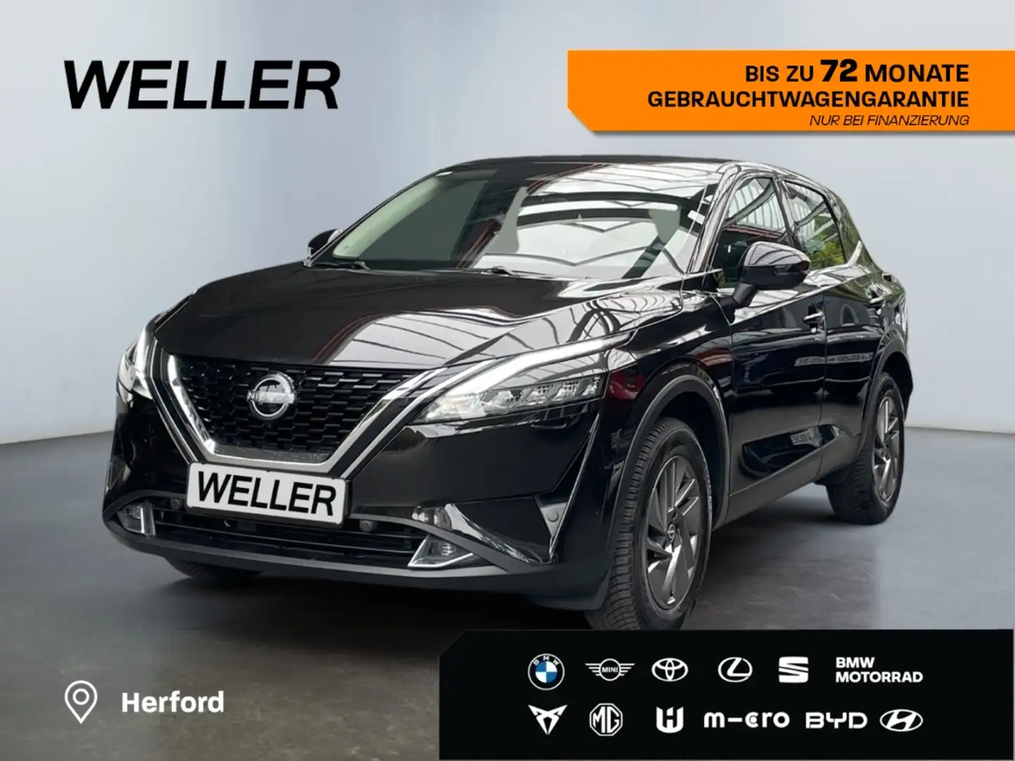 Nissan Qashqai 1.3 DIG-T MHEV Xtronic Acenta *LED*360°* Noir - 1