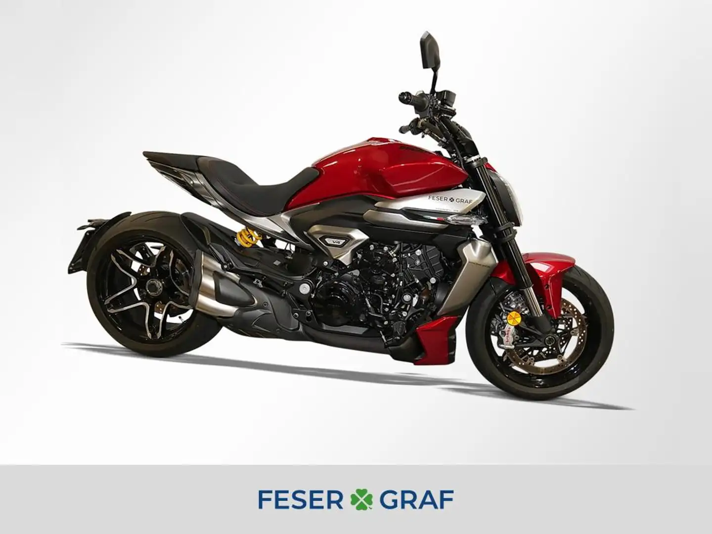 Ducati Diavel V4- wenig km Rot - 1