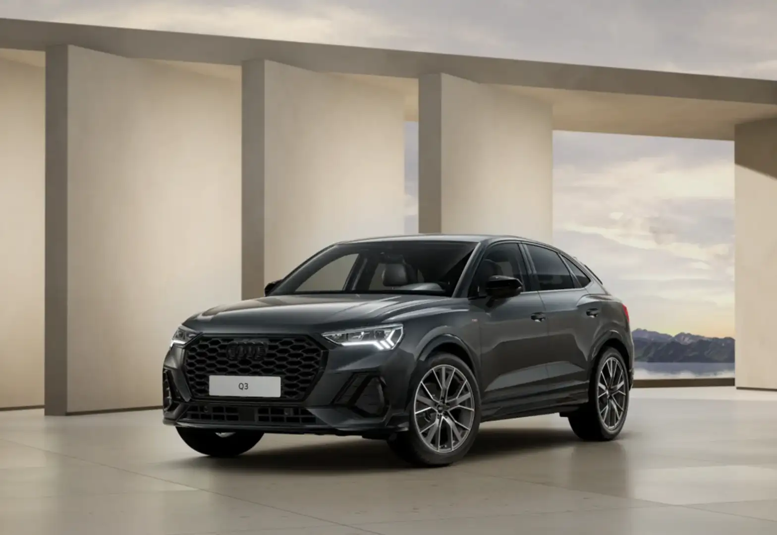Audi Q3 Sportback 35 TFSI Black line S tronic Grijs - 1