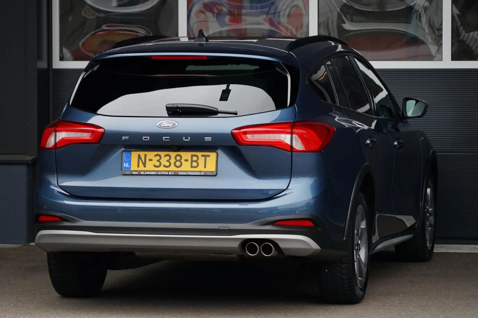 Ford Focus Wagon 1.0 EcoBoost Active X Business, cam. keyless Bleu - 2