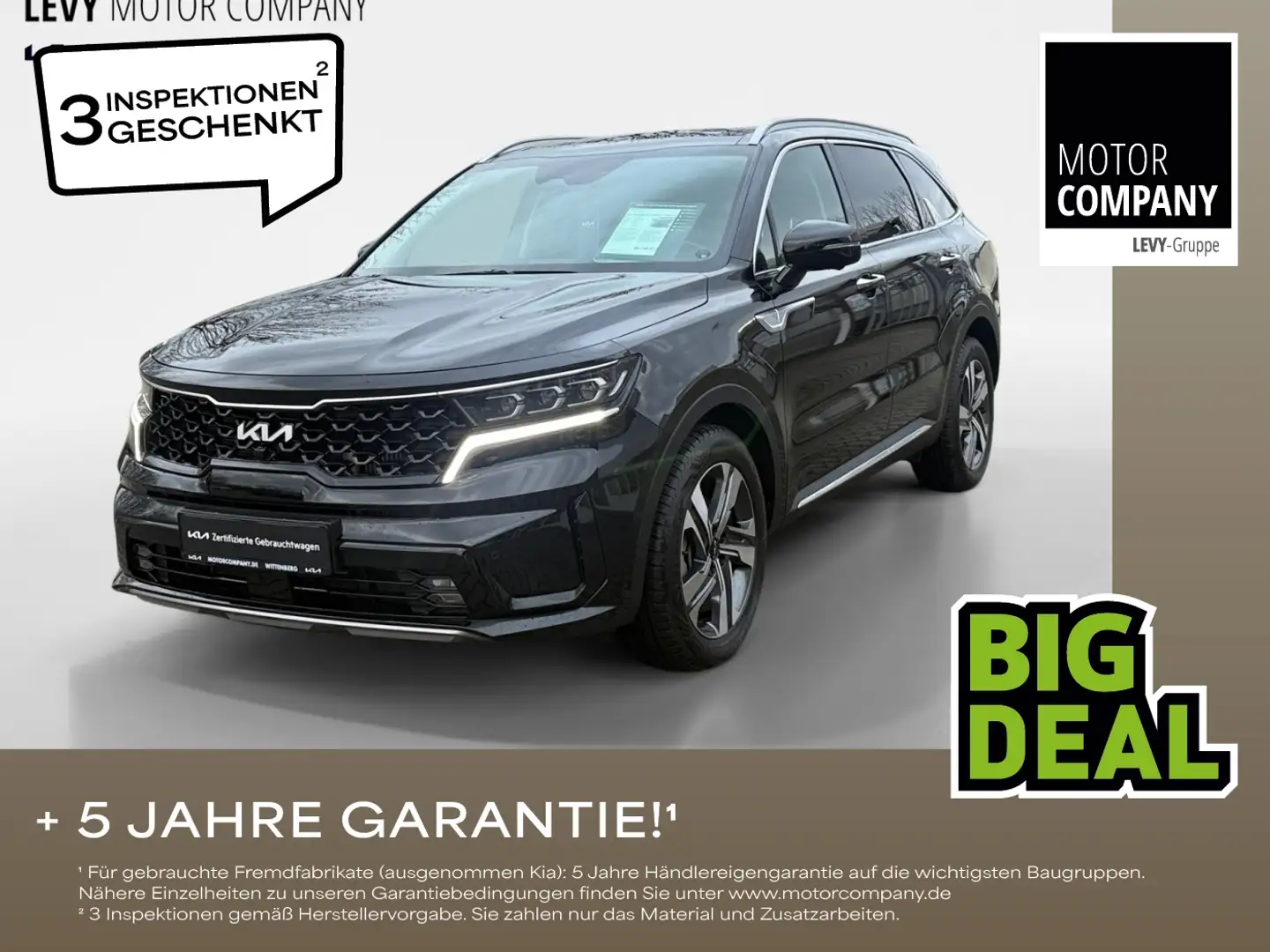 Kia Sorento 1.6 T-GDI Platinum 7-Sitze ACC Navi FLA Negru - 1