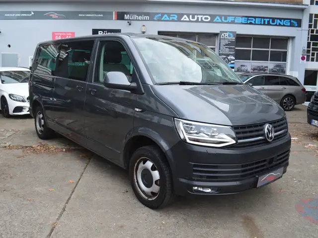 VOLKSWAGEN T6 CARAVELLE TRANSPORTER T6 TDI 204 ch BVA - SELLERIE CUIR - VOLANT EN CUIR