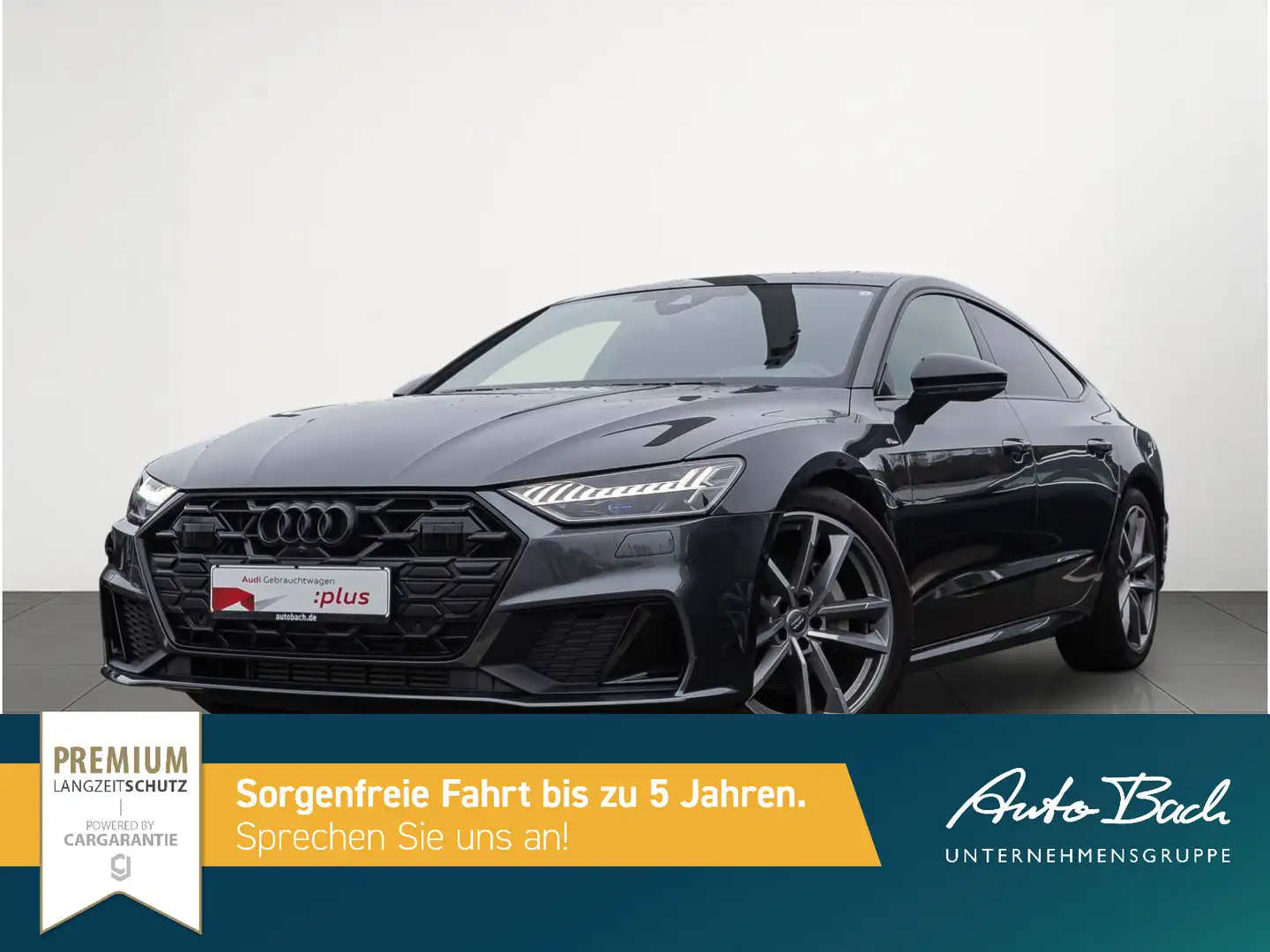 Audi A7 S line 45TFSI Navi Matrix B&O Pano Grau - 2