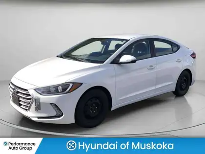 White 2018 Hyundai Elantra Sedan  