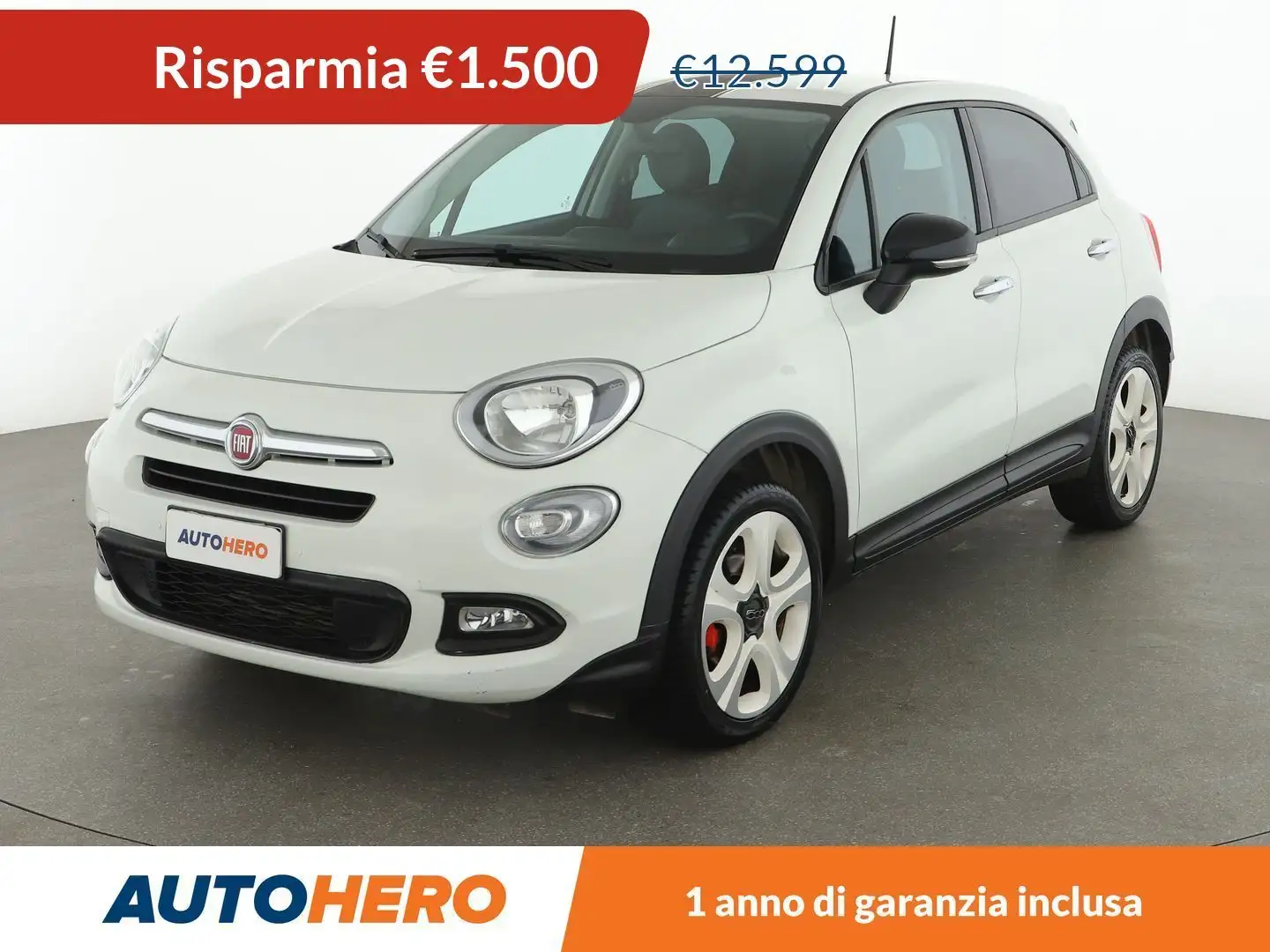 Fiat 500X 1.6 JTDM Pop Star 120 CV Bianco - 1