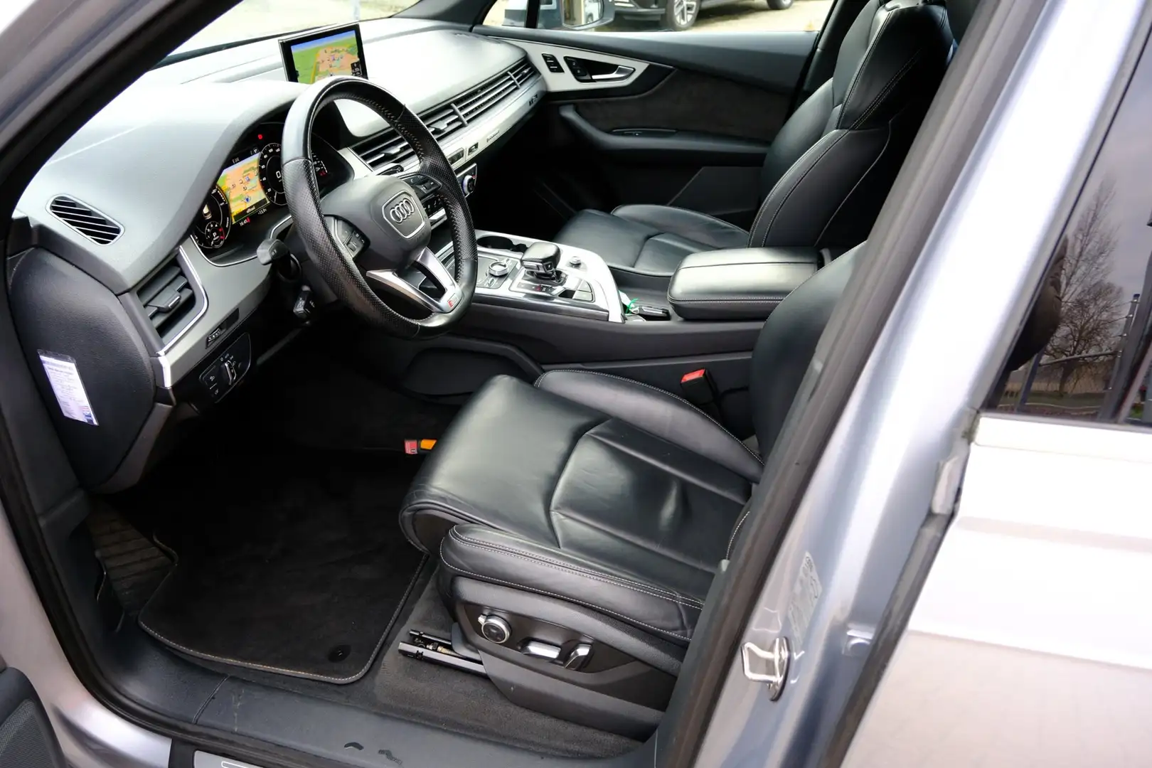 Audi Q7 e-tron 3.0 TDI Quattro S-Line Aut. Pano|Leder|Navi|Cam|Lu Gris - 2