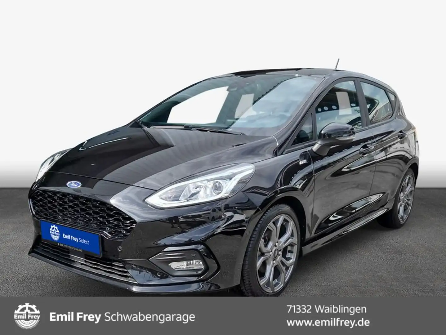 Ford Fiesta 1.0 EcoBoost ST-LINE *Navi/LED/WinterP* Schwarz - 1