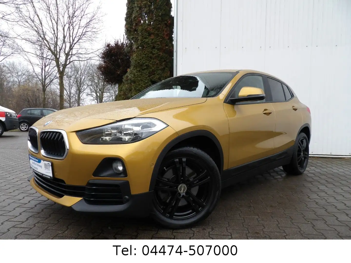BMW X2 sDrive 20i Leder Navi Sizhg PDC 1.Hand! Gold - 1