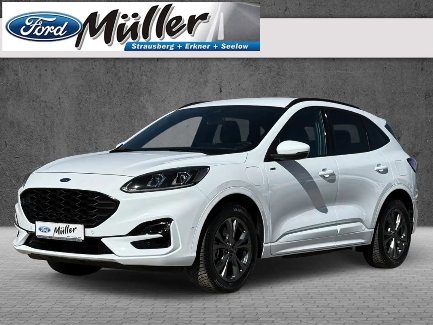 Ford Kuga Plug-In Hybrid 2.5 PHEV ST-Line X Blanc - 1