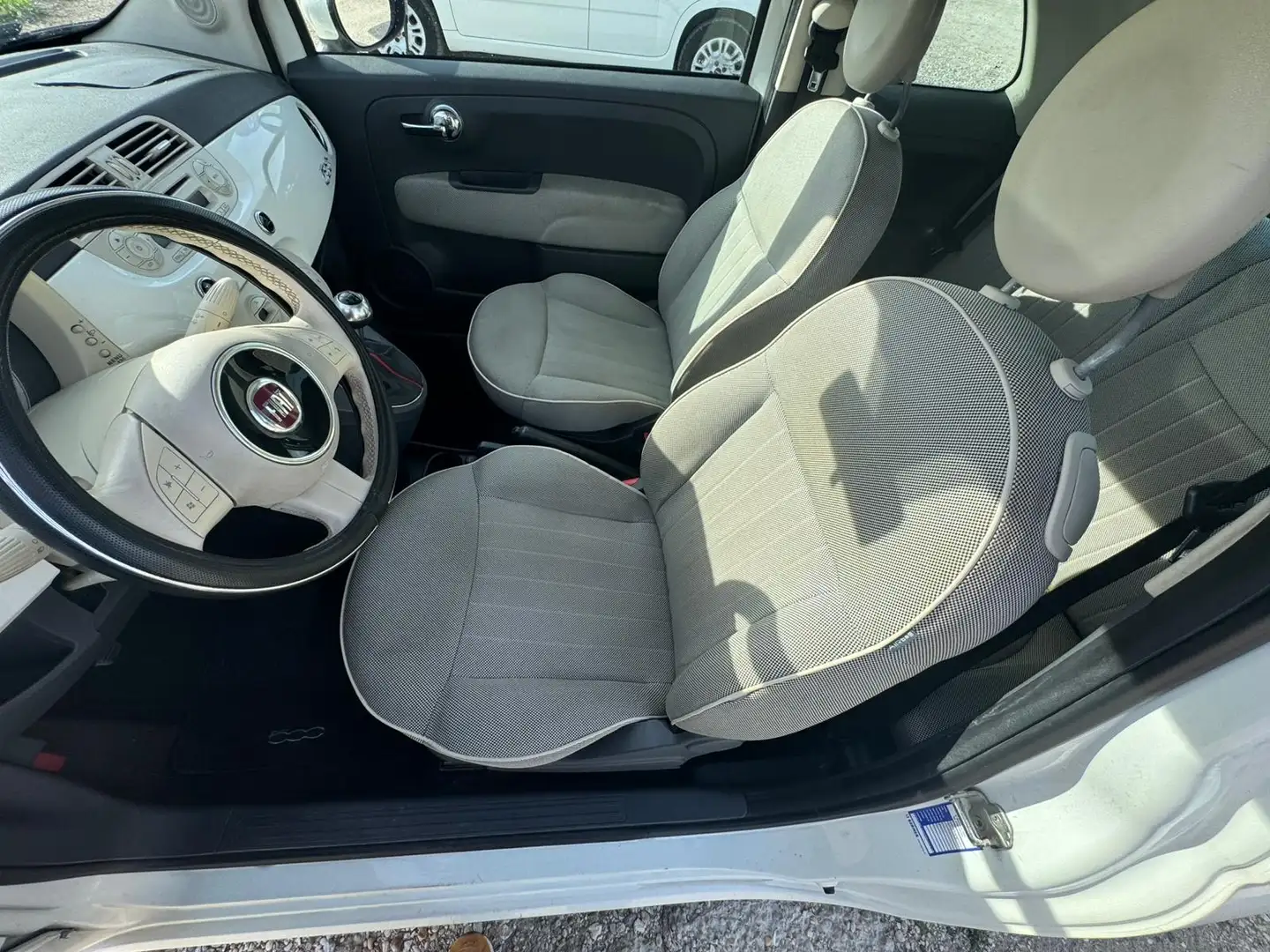 Fiat 500 1.3 mjt 16v Lounge 75cv Bianco - 2