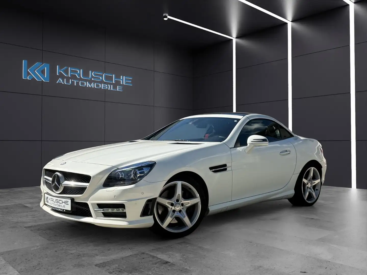 Mercedes-Benz SLK 350 Roadster*AMG Line*2.Hand*unfallfrei Blanc - 1