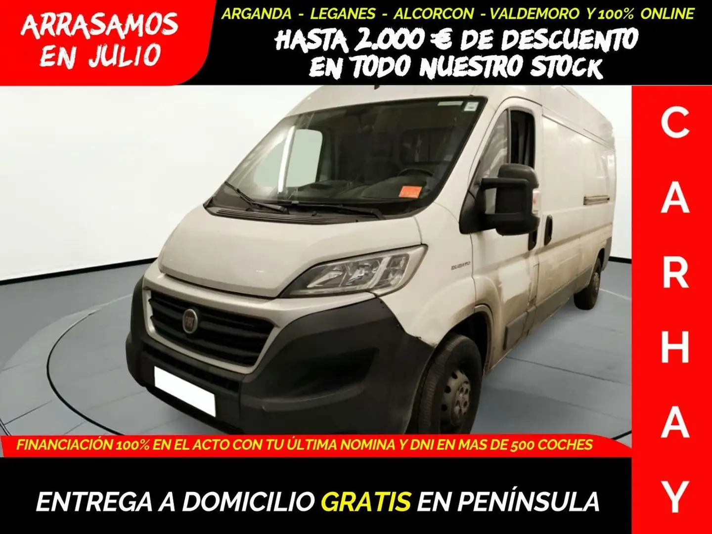 Fiat Ducato 2.0 Mjet L3H2 (EU6) Bianco - 1