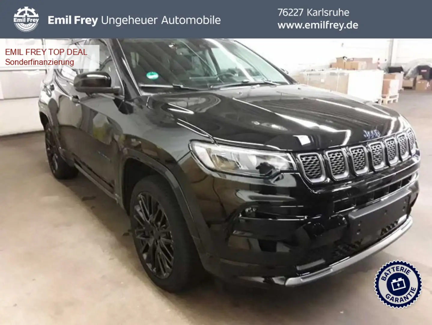 Jeep Compass 1.3 T4 4xe PLUG-IN HYBRID Automatik S Noir - 1