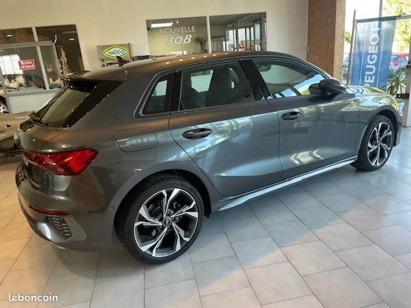 Audi A3 sporback 35 tfsi150 mhev sline s-tronic Gris - 2