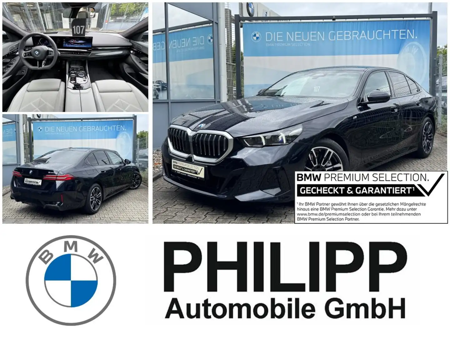 BMW 540 d xDrive M Sport B&W Autobahnas PANO Sitzlüft Czarny - 1