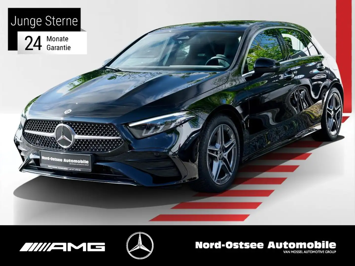 Mercedes-Benz A 200 AMG KEYLESS DISTRO 360° SZHG MBUX NAVI 18" Nero - 1