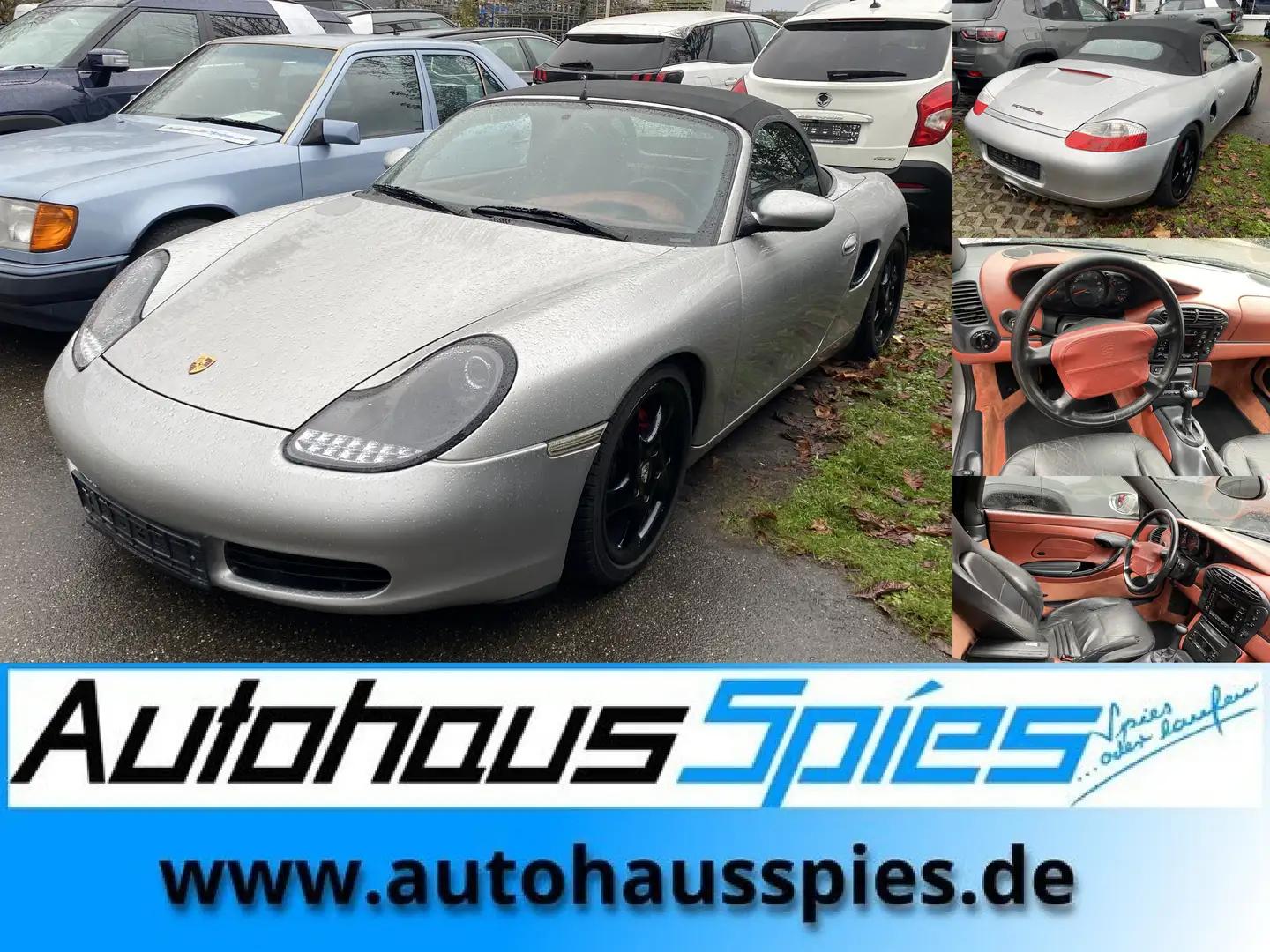 Porsche Boxster 2.5 el.Verdeck Leder Silber - 1