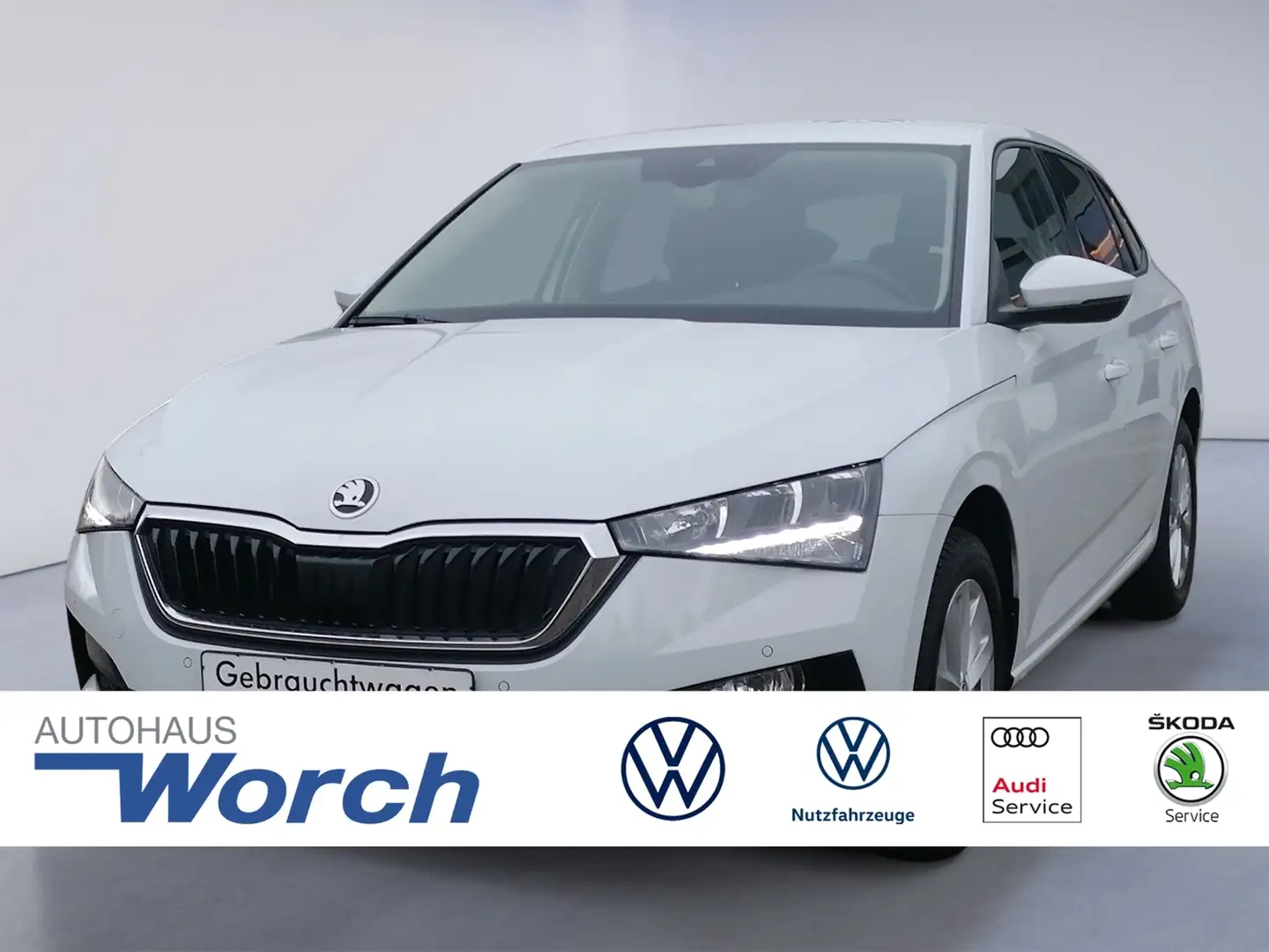 Skoda Scala 1.0 TSI Ambition GRA+SHZ+PDC Weiß - 1