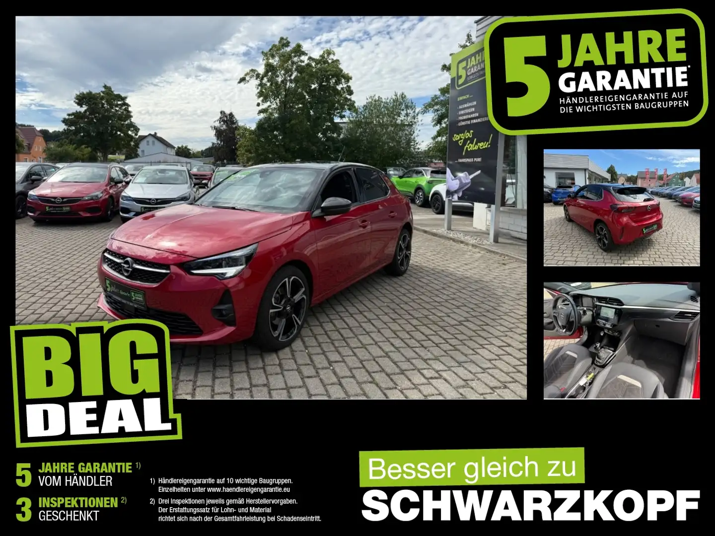 Opel Corsa F 1.2T Sitzheizung,Rückfahrkamera,LED Rosso - 1