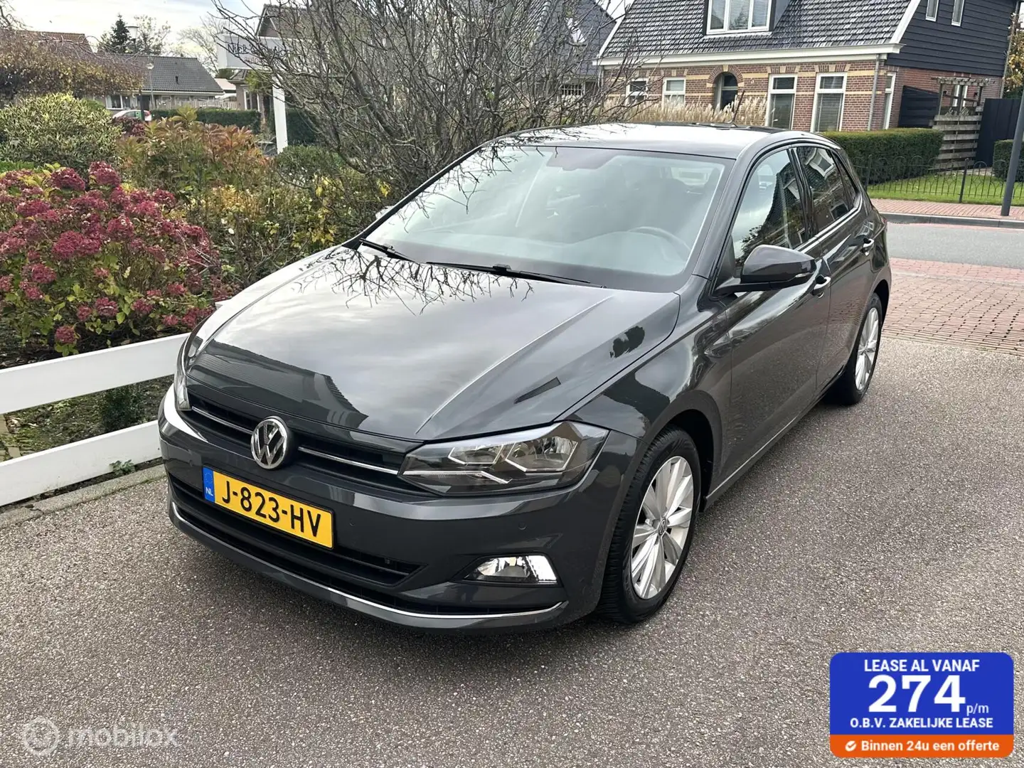 Volkswagen Polo 1.0 TSI 95PK DSG AUTOMAAT HIGHLINE CARPLAY CLIMATE Gris - 1