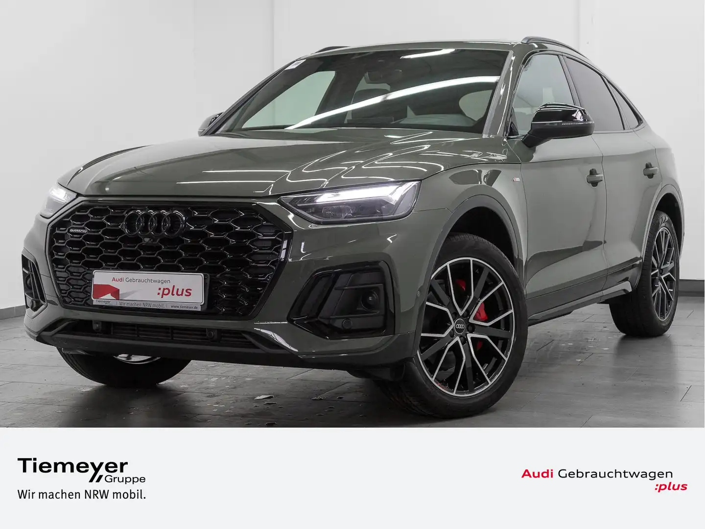 Audi Q5 45 TFSI Q S LINE PANO LM20 SITZBELÜ Grün - 1