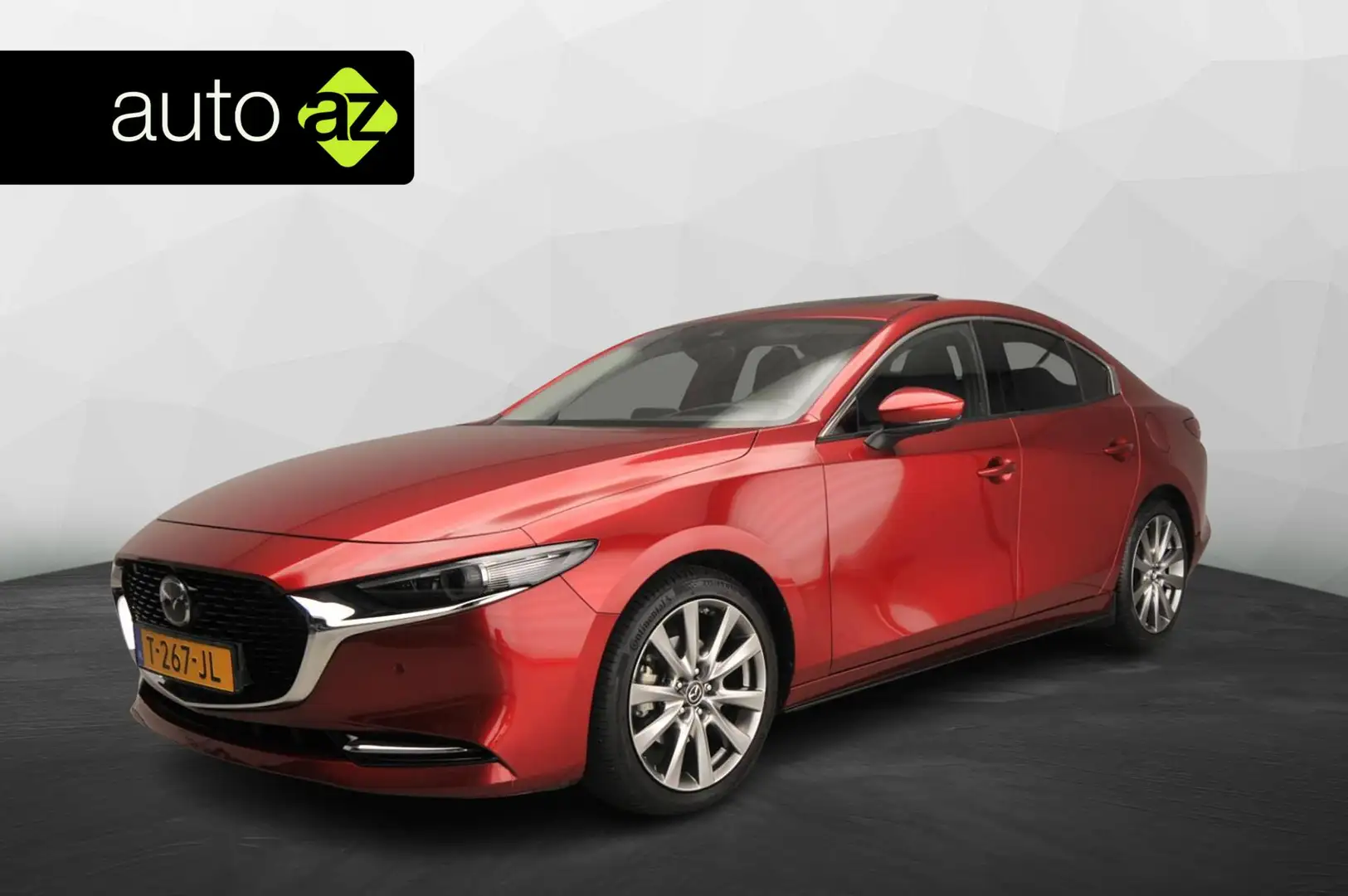 Mazda 3 2.0 e-SkyActiv-X M Hybrid 186 Luxury Automaat | Le Rood - 1
