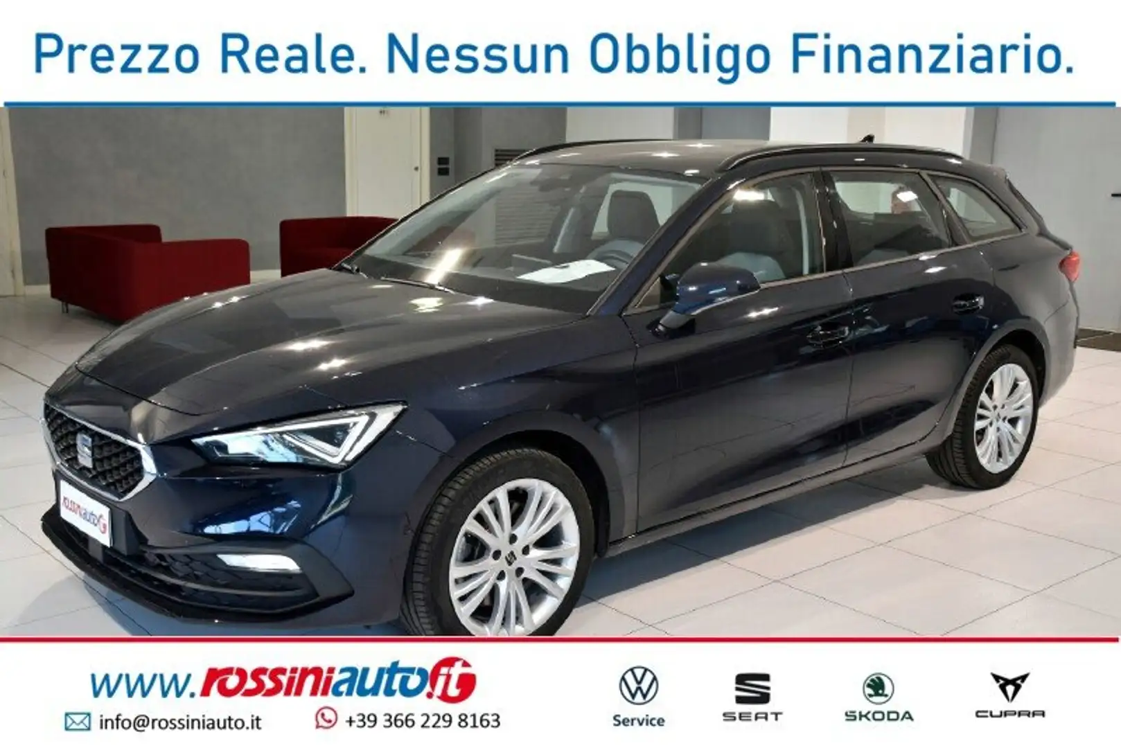 SEAT Leon SPORTSTOURER 2.0 TDI 150 CV DSG BUSINESS + STYLE P Blu/Azzurro - 1