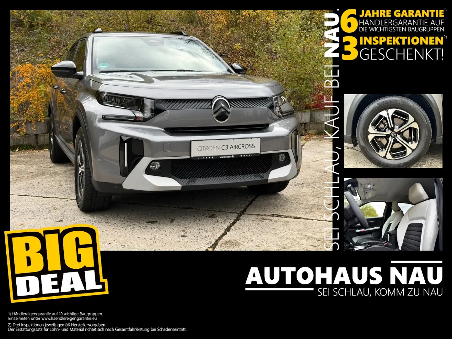 Citroen C3 Aircross Hybrid 145  MAX Neues Modell! Grau - 1