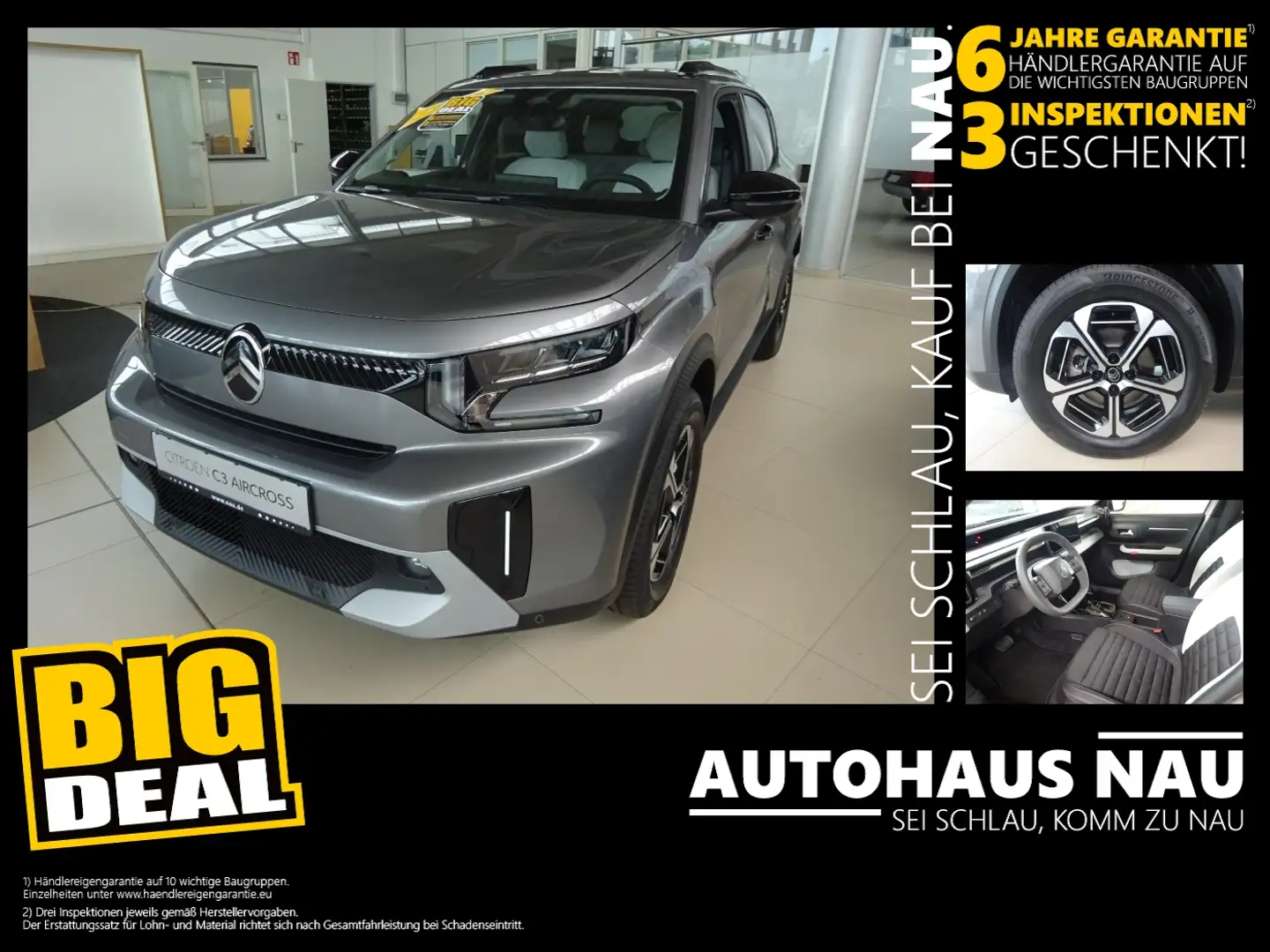 Citroen C3 Aircross Hybrid 145  MAX Neues Modell! Grau - 1