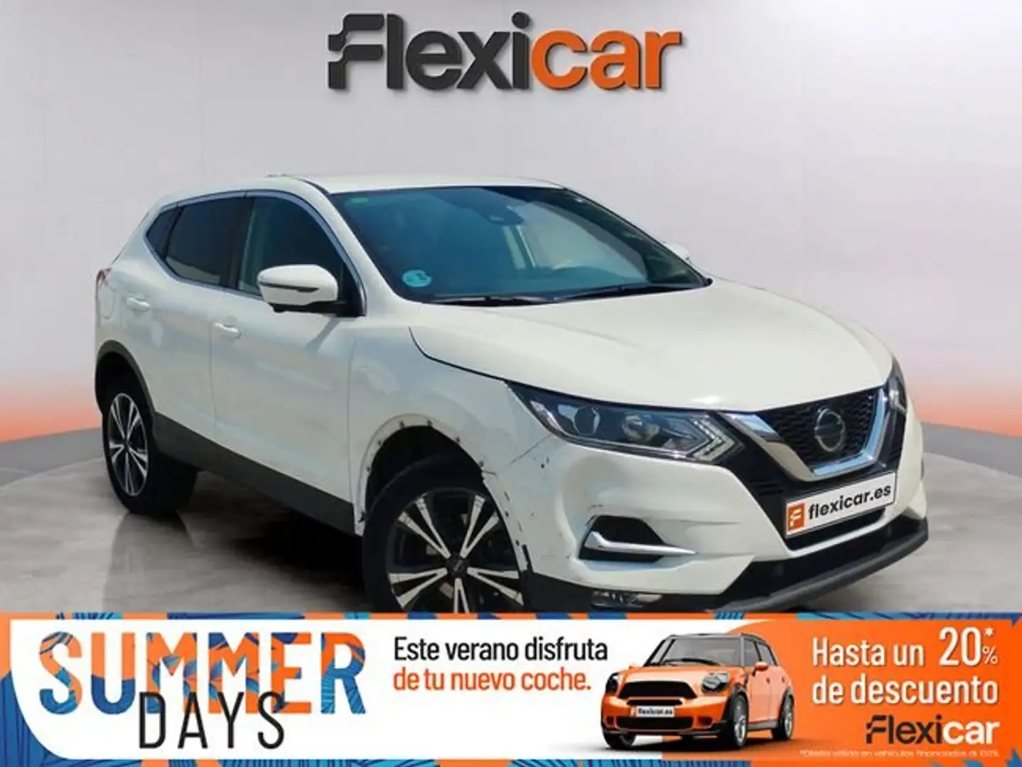 Nissan Qashqai dCi+150CV+%28110kW%29+ACENTA Blanc - 1