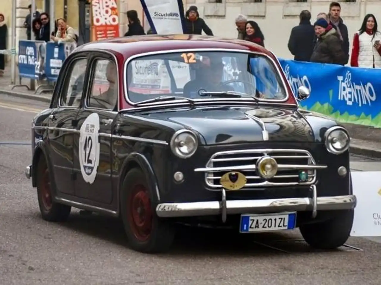 Fiat 1100 103 TV bicolore NERO/AMARANTO eleggibile 1000MIGLIA, foto 4