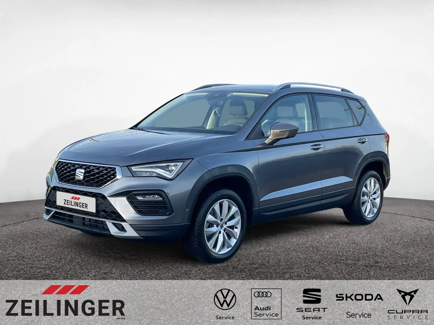 SEAT Ateca Style 2.0 TDI DSG|AHK|NAVI|KAMERA|ACC|FULL Grau - 1