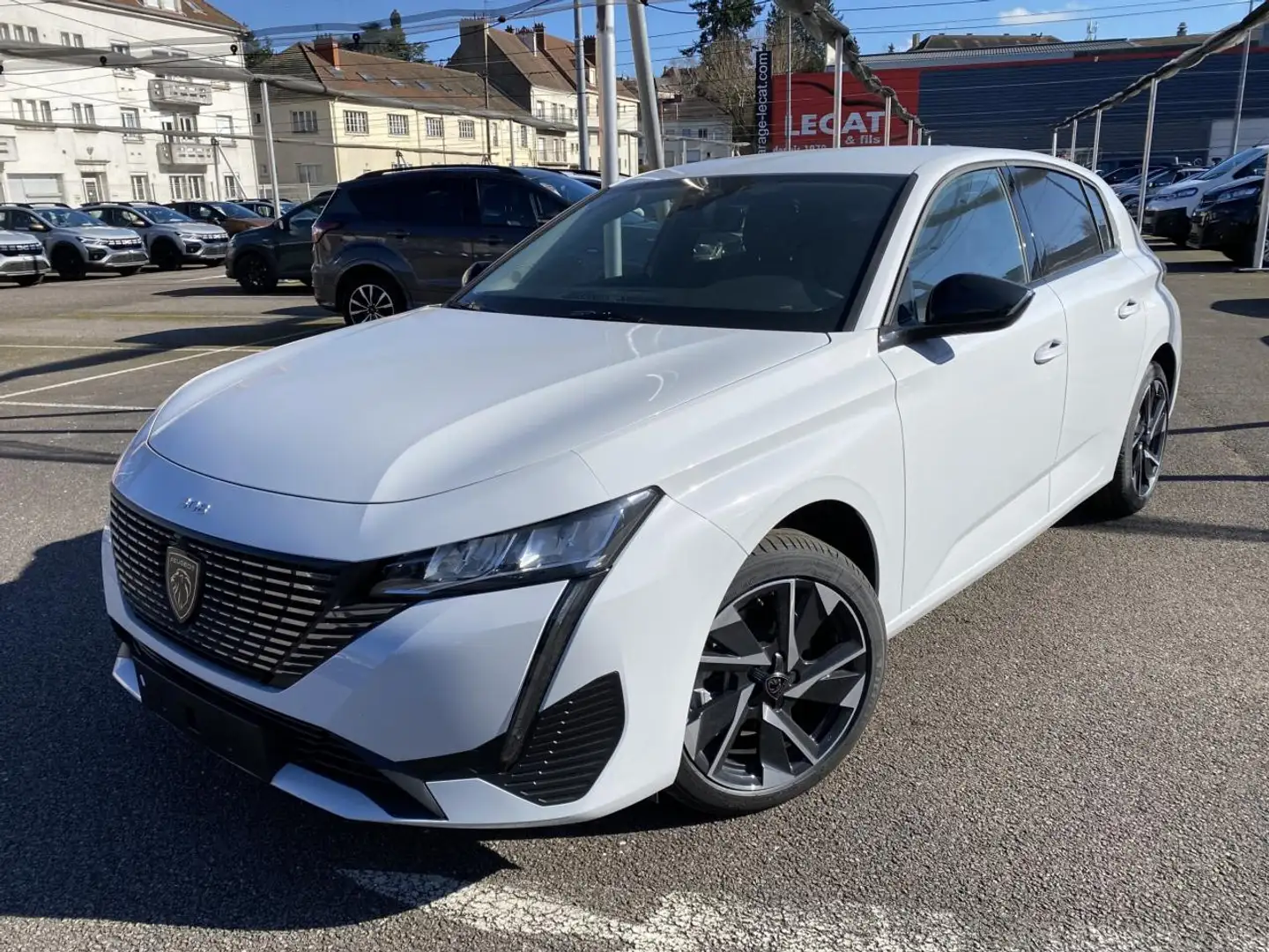 Peugeot 308 III 1.5 BlueHDi S\u0026S 130 EAT8 Allure CAMERA 360°/SIEGE AGR/SIEGES CHAUFFANTS Blanc - 1