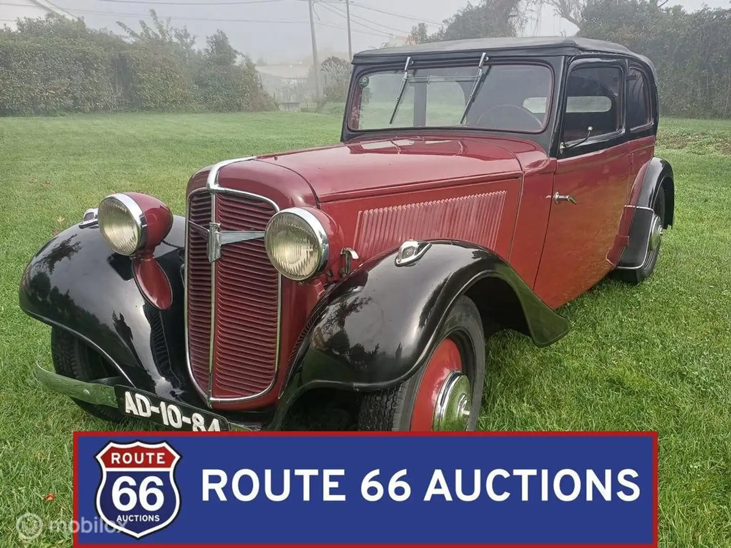 Oldtimer Adler Trumpf Junior Cabriolet | 1935 | Route 66 Auctions Schwarz - 1