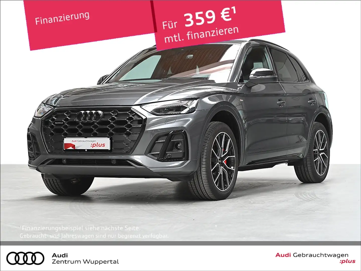 Audi Q5 45 TFSI S-LINE ACC HEADUP B&O PANO MATRIX AHK Grau - 1