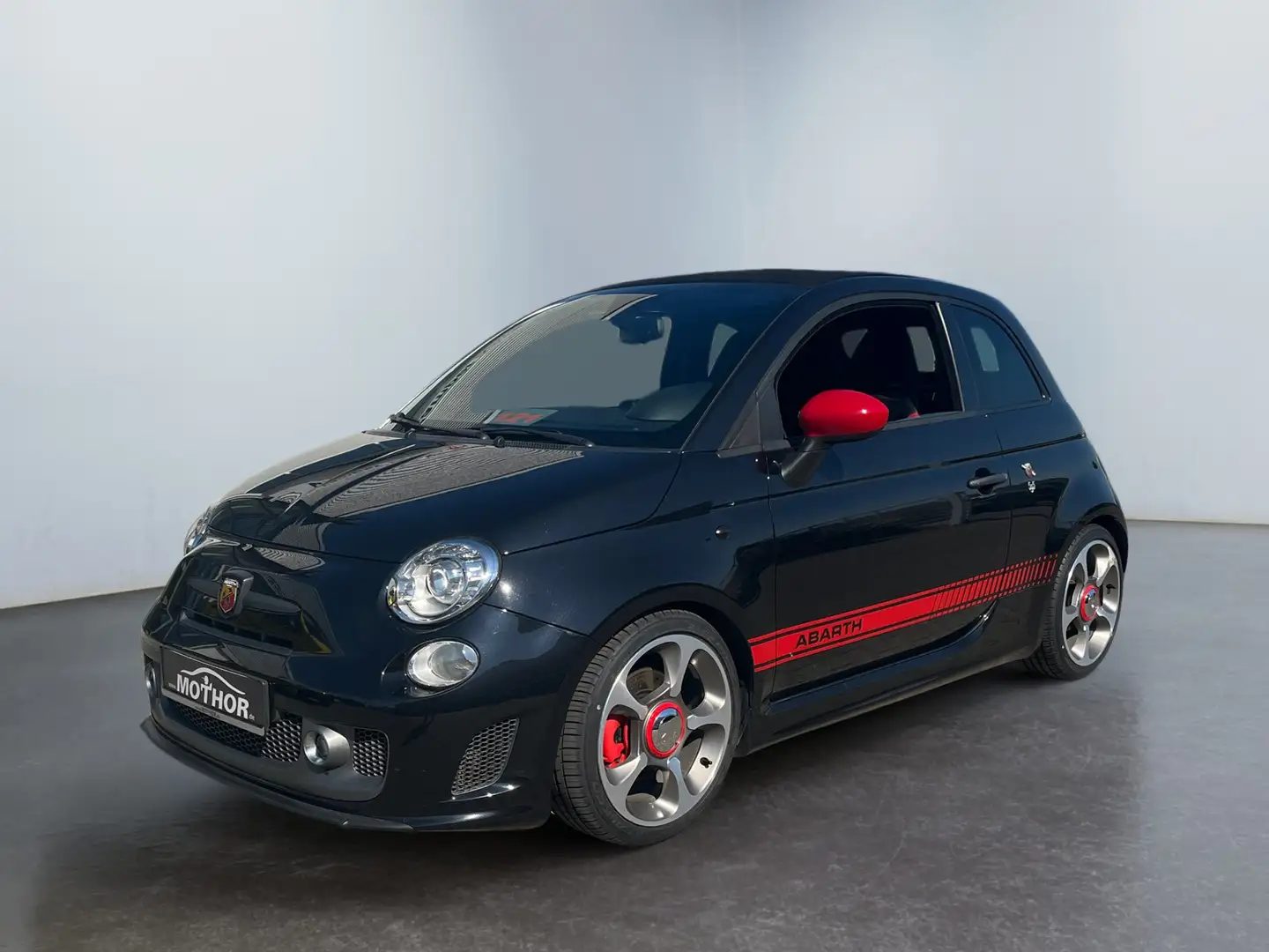 Abarth 595 Competizione Abarth  Cabrio Leder Navi Чорний - 2