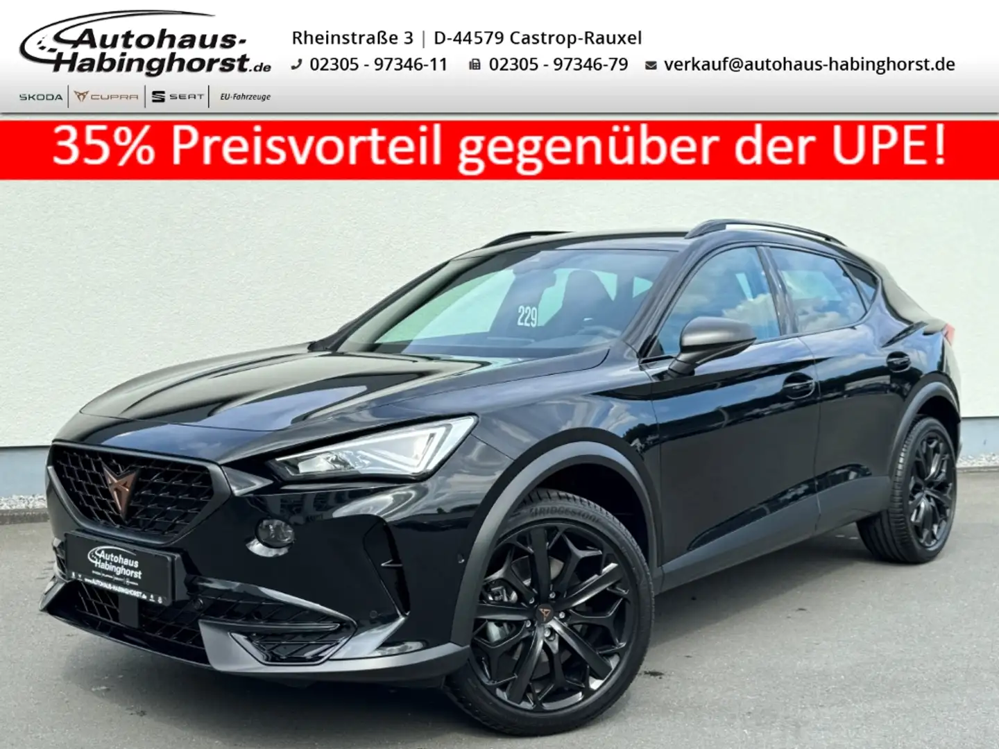 CUPRA Formentor 1.5 TSI DSG Tribe Edition Kamera Beats Full Link A Schwarz - 1