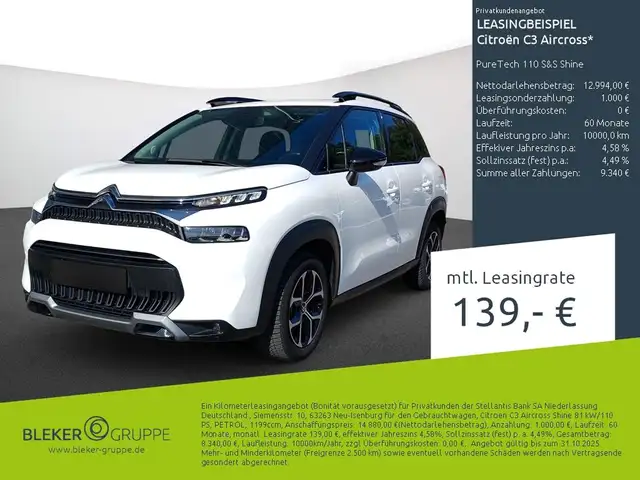 Citroen C3 Aircross PureTech 110 S&S Shine