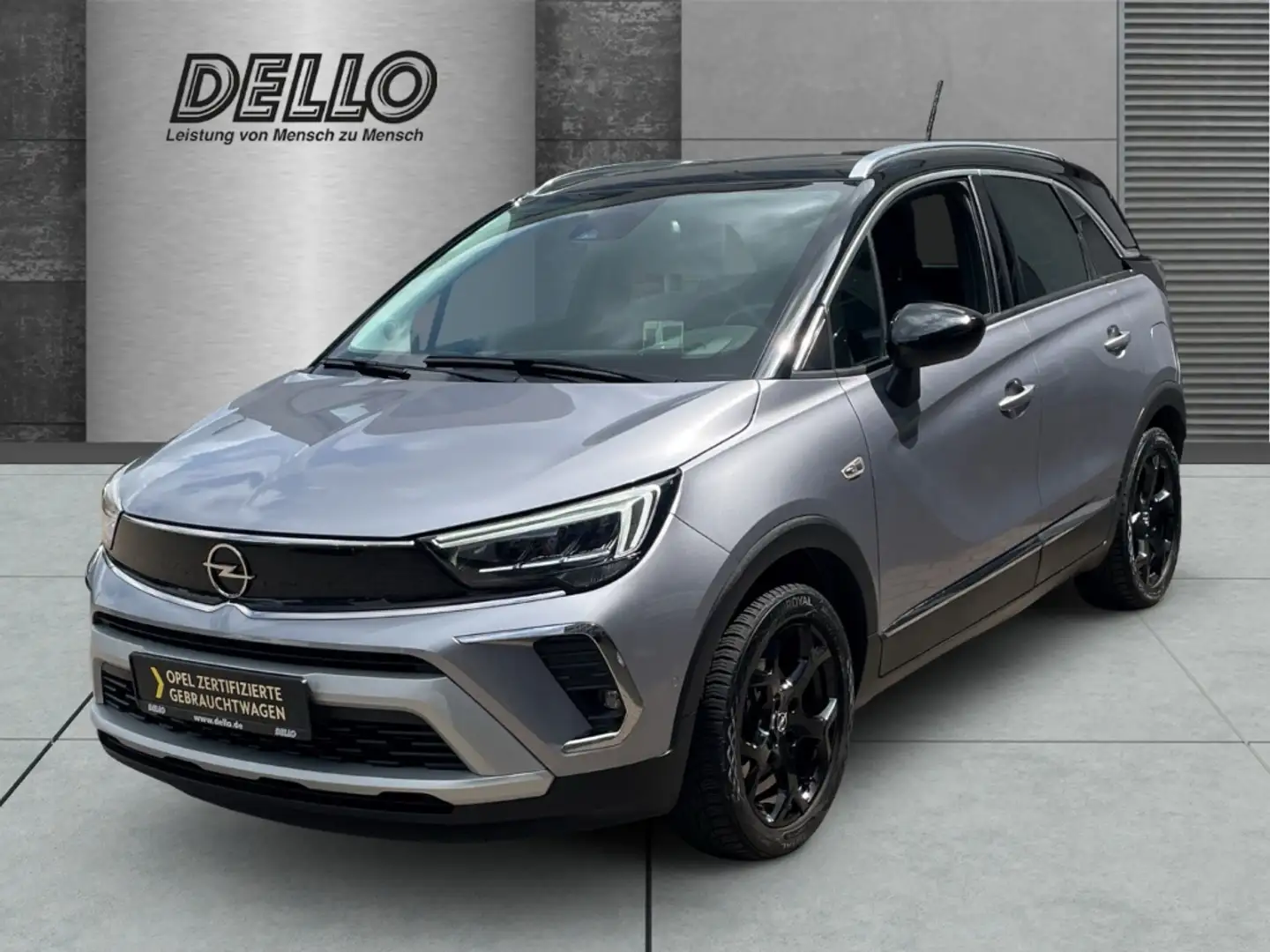 Opel Crossland Ultimate 1.2 PDC+Kamera Navi Allwetter LED CarPlay Grau - 1