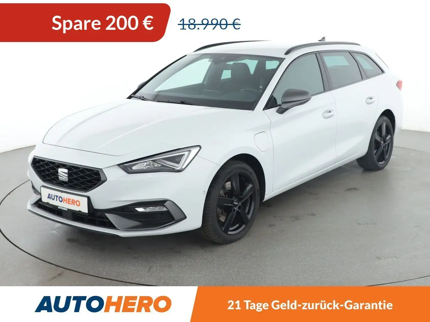 SEAT Leon e-Hybrid 1.4 TSI e-HYBRID FR Aut.*NAVI*ACC*CAM*PDC* Weiß - 1