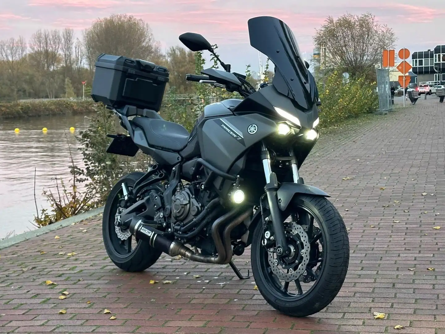Yamaha Tracer 7 ARROW UITLAAT | A2 Zwart - 1
