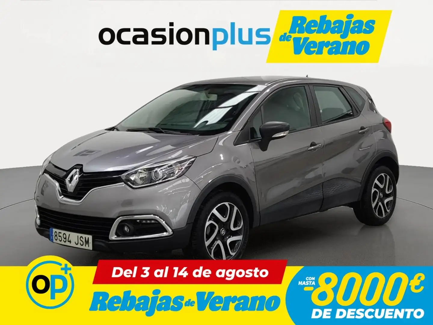 Renault Captur 1.5dCi eco2 Energy Intens 90 Gris - 1