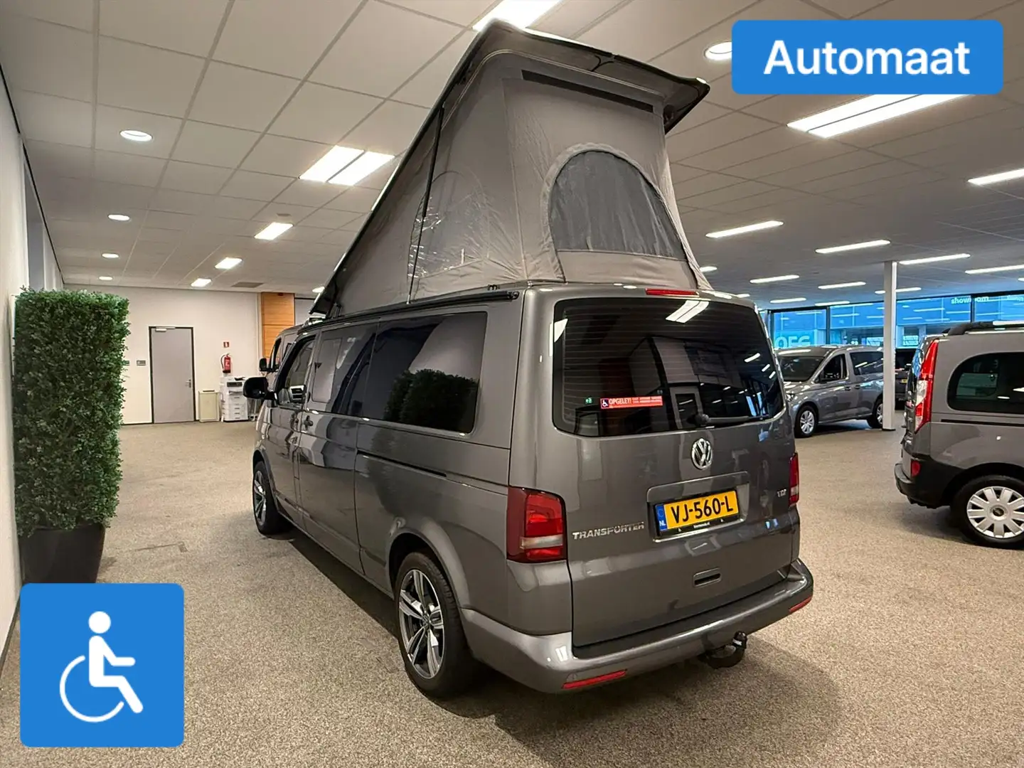 Volkswagen Transporter L2H1 Automaat Rolstoelbus / Camperdak / Camper Gris - 2