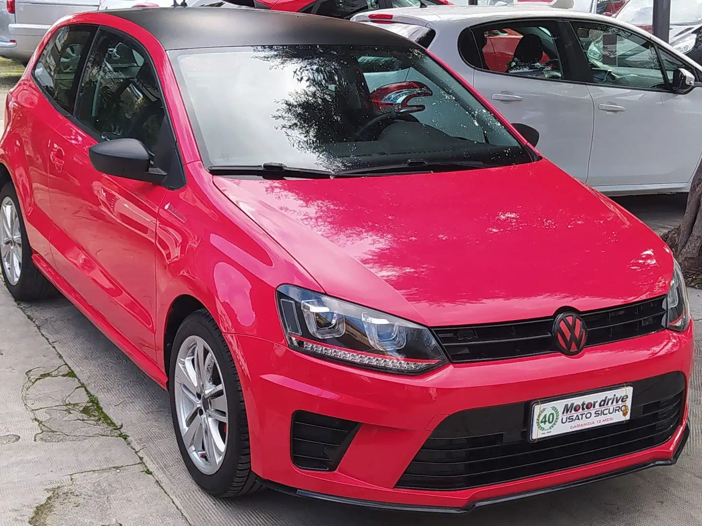 Volkswagen Polo Polo V 2014 3p 1.4 tdi bm Trendline 75cv Rosso - 1