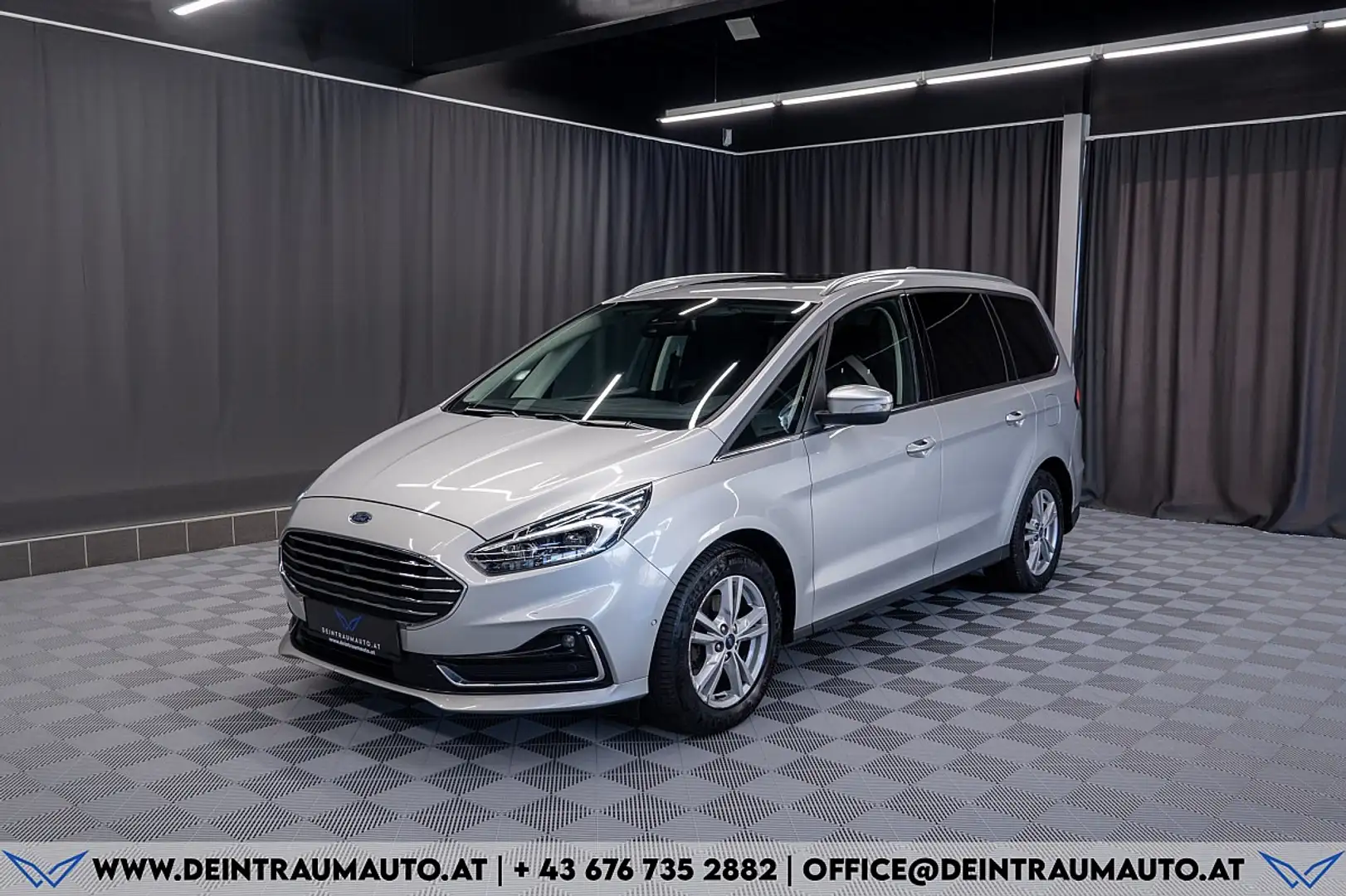 Ford Galaxy 2,0 EcoBlue Titanium Aut.*AHK*PANORAMA*R-KAMERA... Argent - 1