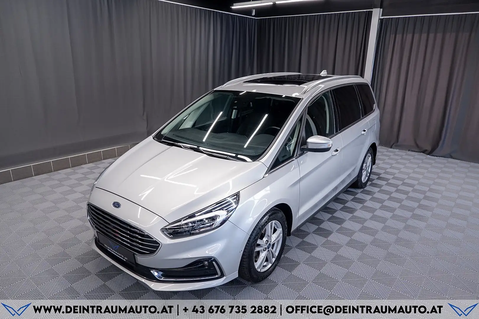 Ford Galaxy 2,0 EcoBlue Titanium Aut.*AHK*PANORAMA*R-KAMERA... Argent - 2