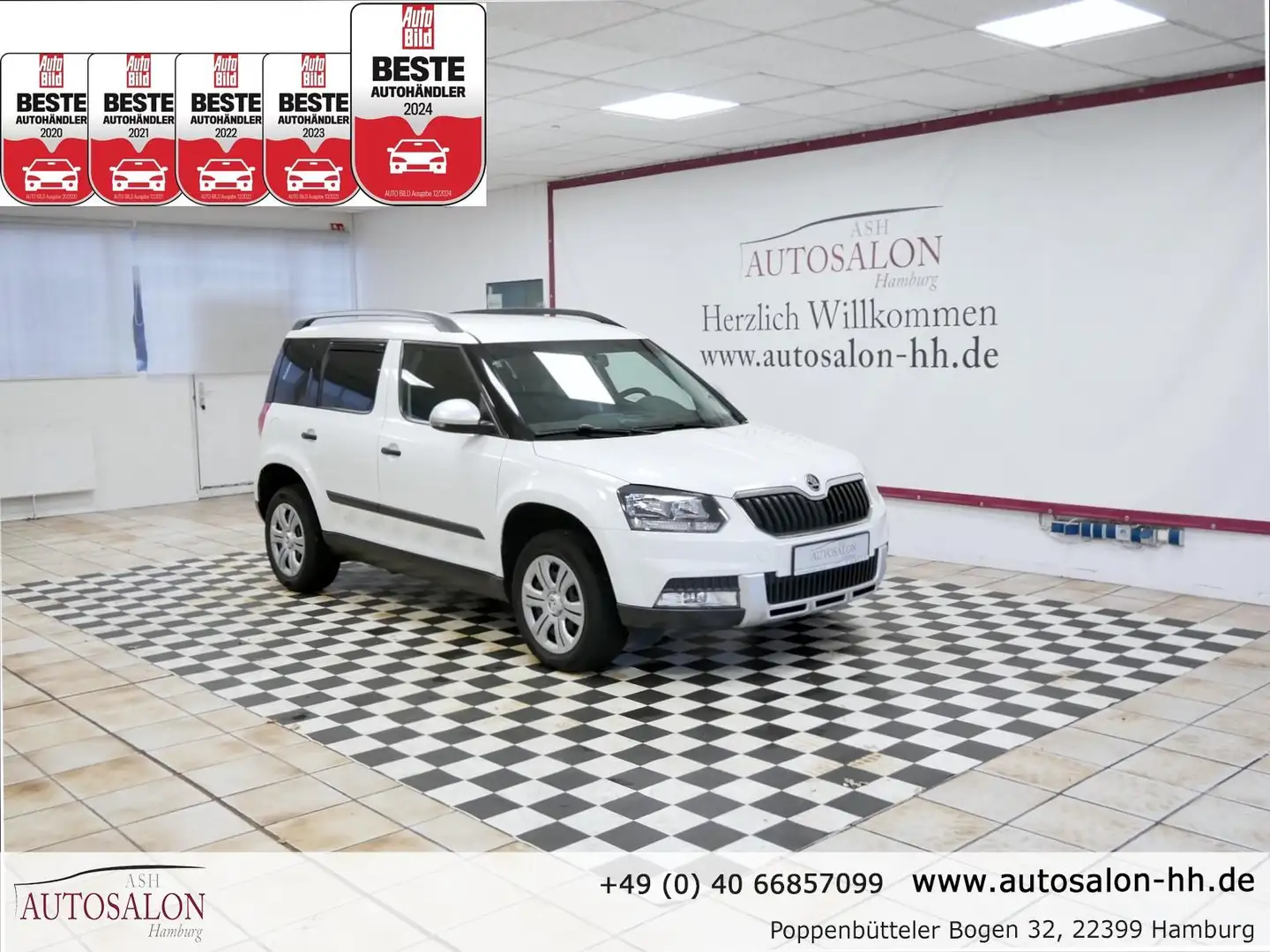 Skoda Yeti Active Outdoor*3Vorb*PDC hinten*TÜV & Service Neu* Weiß - 1