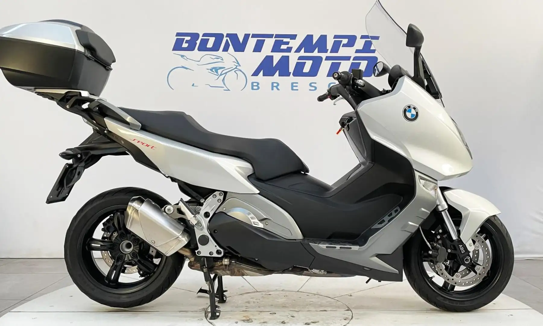 BMW C 600 Sport 2012 + BAULETTO BMW Zilver - 1