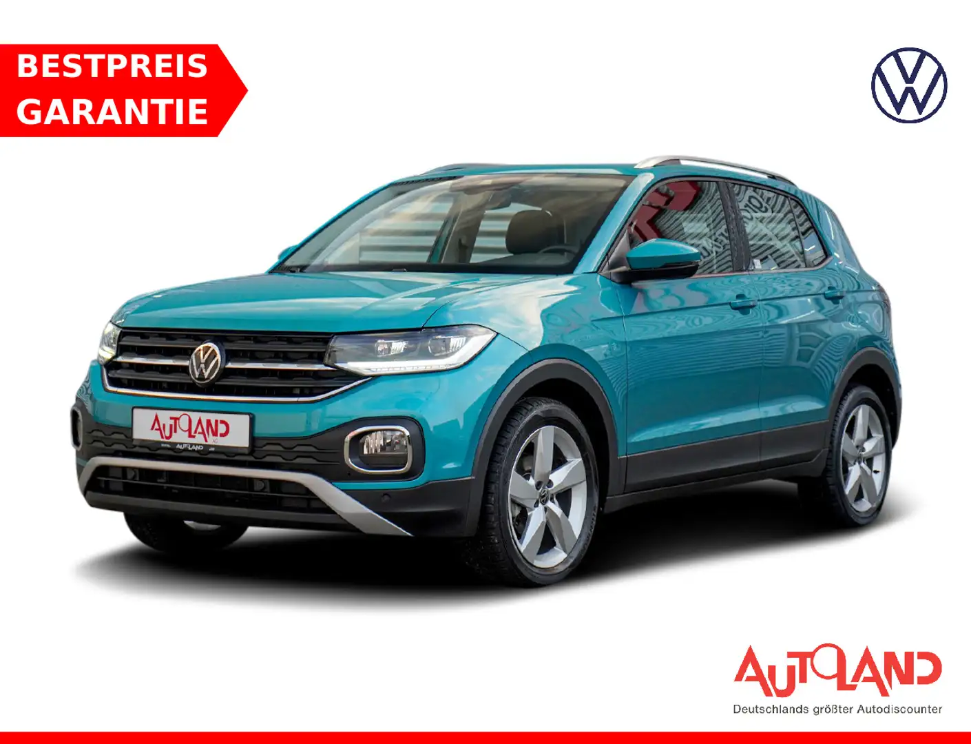 Volkswagen T-Cross 1.0 Style LED Navi ACC Kamera Tempomat Blu/Azzurro - 1